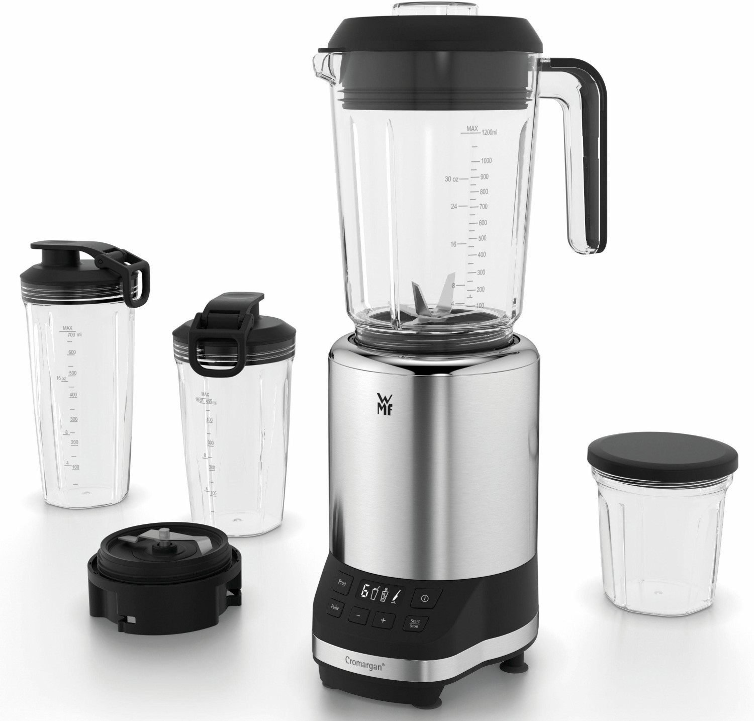 مخلوط کن قدرتمند وی ام اف آلمان - مدل WMF KULT Pro با بدنه استیل و پارچ شیشه ای